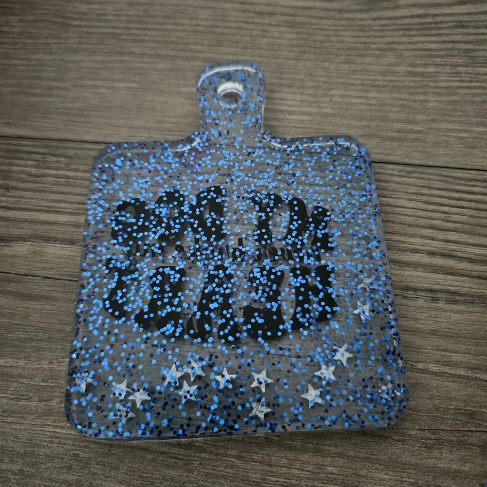 Handmade Beautiful Beacons Resin My Dog Never Broke My Heart Spoonrest